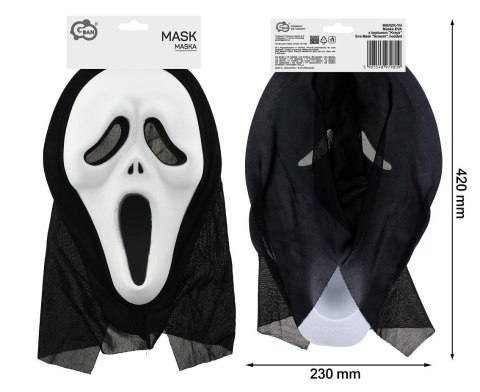 Maska EVA z kapturem KRZYK MKRZK-YH