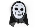 Maska halloweenowa z kapturem 12szt.