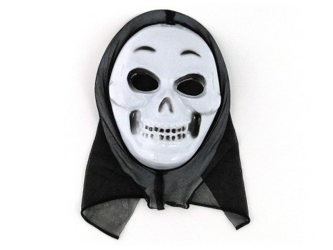 Maska halloweenowa z kapturem 12szt.