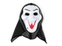 Maska halloweenowa z kapturem 12szt.