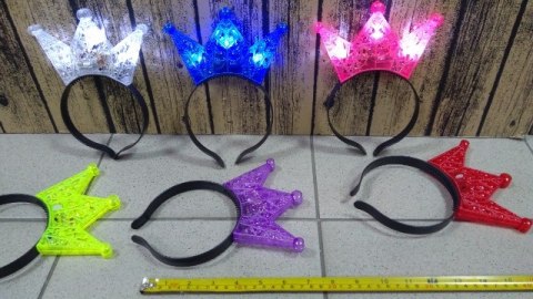 Opaska świecąca KORONA