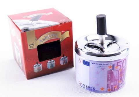 Popielniczka zamykana kręcona