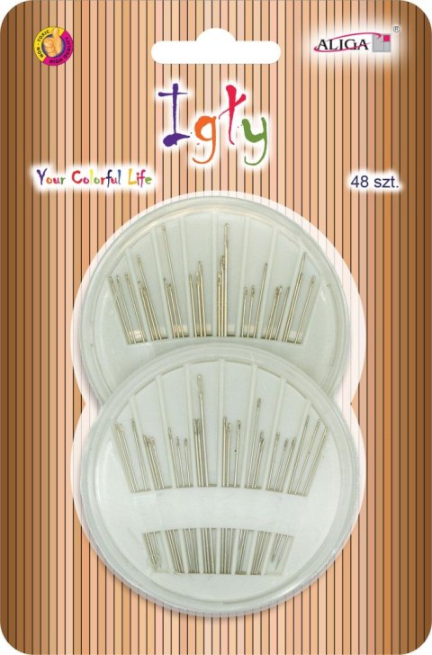 Zestaw igieł 48szt. na blistrze | IG-2472