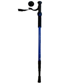 Kij do chodzenia NORDIC WALKIG trekkingowy teleskopowy 65-110 cm NIEBIESKI NRD-101