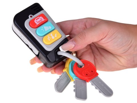 Interaktywne kluczyki z pilotem do auta dla malucha dźwięk + melodie ZA5871