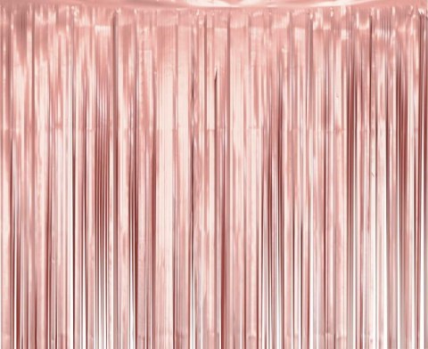 Kurtyna dekoracyjna "różowo-złota" 100 x 200 cm