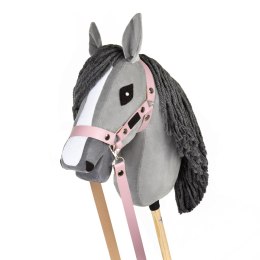 Skippi Kantar dla Hobby Horse - wodze, ekoskóra - różowy