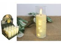 Świeczka led w obudowie z płomieniem - 17,5cm AEA-7067