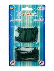 Zawieszki metalowe zielone w kształcie 