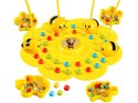 Zręcznościowa gra rodzinna magnetyczna pszczółki złap kuleczki GR0771