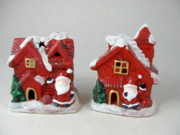 Domek ceramiczny figurka świąteczna BOŻE NARODZENIE