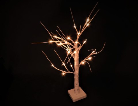 Drzewko świecące wys. 55 cm 22 led na baterie lub USB