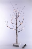 Drzewko świecące wys. 55 cm 22 led na baterie lub USB