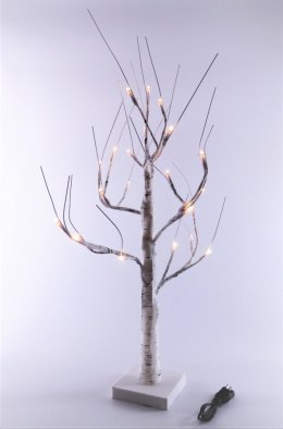 Drzewko świecące wys. 55 cm 22 led na baterie lub USB