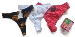 Figi damskie stringi w kartoniku