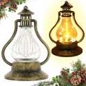 Lampion na roraty adwentowy 13cm latarenka lampka led z drucikiem L5