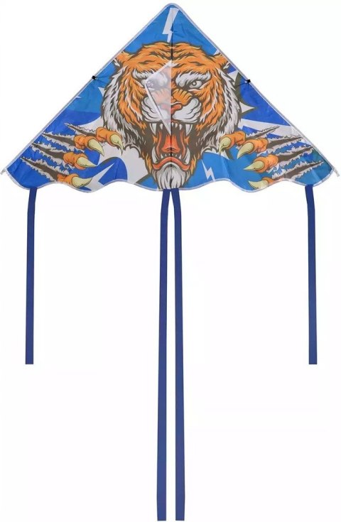 Latawiec 58 cm dla dzieci z wstążkami i linką kolorowy duży trójkątny mix 150cm V2