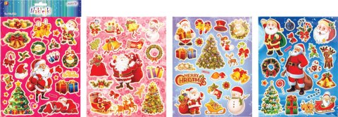 Naklejki świąteczne 19 x 24cm NKX-8498
