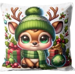 Poduszka świąteczna Boże Narodzenie ReniferRudi | 3335BN9