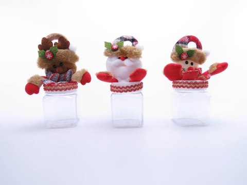 Pojemnik na słodycze cukierki z maskotką wys. 15cm | 488832