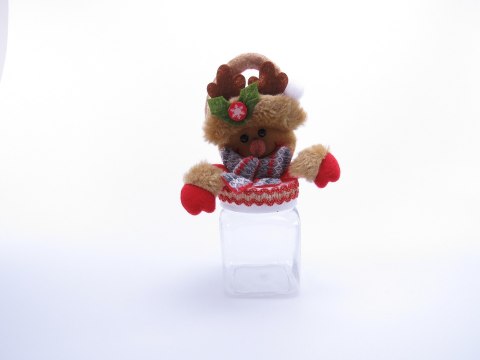 Pojemnik na słodycze cukierki z maskotką wys. 15cm | 488832