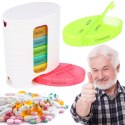 Pudełko na leki tabletki kasetka pojemnik organizer 7 dni polskie napisy V4