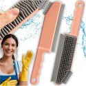 Szczotka 14cm silikonowa ze ściągaczką do wody uniwersalna myjka ściągaczka 2w1