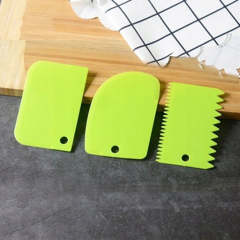 Szpatułka łopatka do tortu nóż do dekoracji ciast dekorator 3szt.