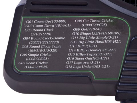 Tarcza elektroniczna DART 18 gier rzutki SP065