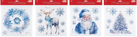 Witraż z brokatem rozm. 30 x 30cm WB-41