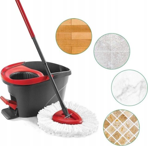 Wkład do mopa obrotowego zapas mop końcówka nakładka chłonny trójkątny PID0483