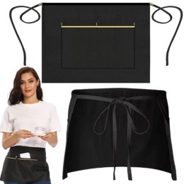 Zapaska kelnerska krótka z kieszeniami fartuch kuchenny ochronny 39 cm