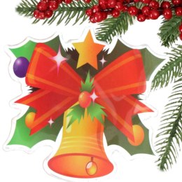 Żelowa naklejka na okno szybę świąteczna święta MIKOŁAJ BAŁWANKI M. V2