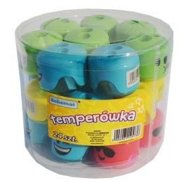 Temperówka podwójna 24szt. z pojemnikiem BUŹKA | 5736