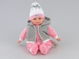 Lalka bobas 35cm z polskim dźwiękiem, śpiewa i mówi po polsku w pudełku