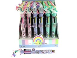 Długopis 36szt 8 kolorów JEDNOROŻEC