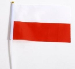 Flaga Chorągiewki 10szt. BIAŁO-CZERWONA