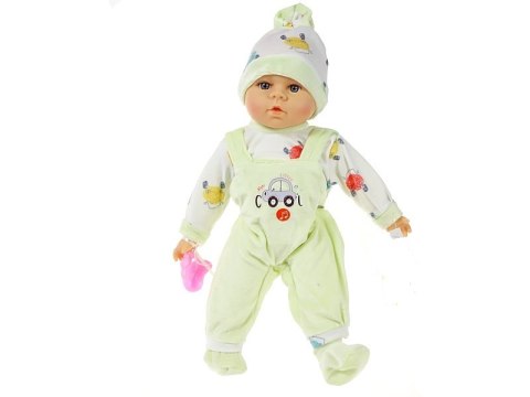 Lalka 35cm ze smoczkiem z polskim dźwiękiem śpiewa i mówi po polsku