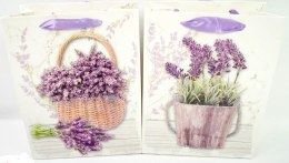 Torebki papierowe 12szt. 18 x 23cm LAWENDA 0179