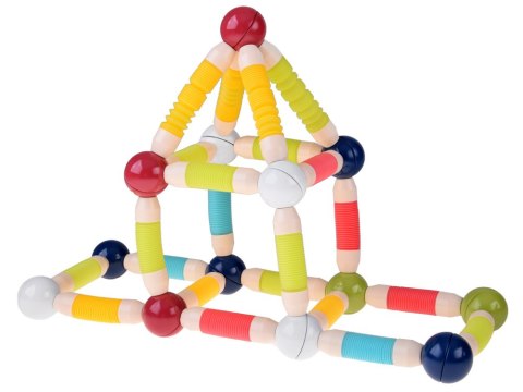 Klocki elastyczne magnetyczne rurki do budowania Tube Block 36 elem. | ZA5813