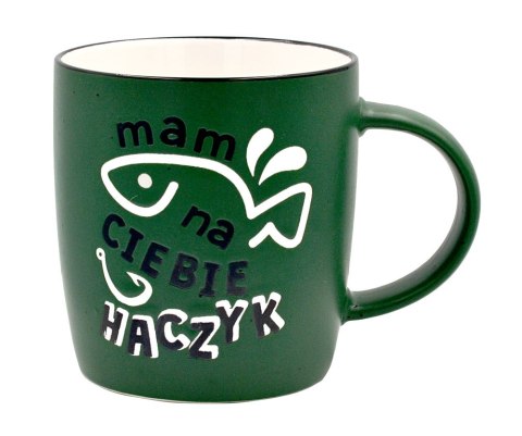 Kubek Mam na Ciebie haczyk 350ml | UP-028