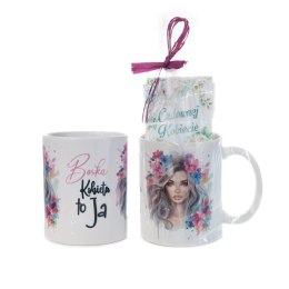 Kubek ceramiczny z napisem 