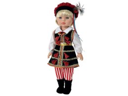 Lalka chłopiec 38cm KRAKOWIAK w stroju ludowym z polskim głosem śpiewa i mówi po polsku twarda