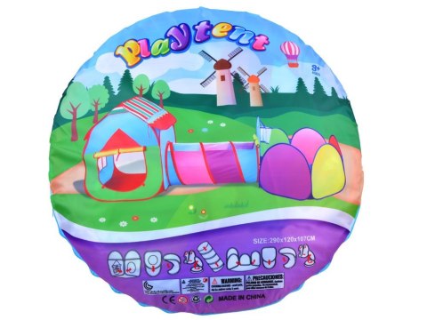 Namiot 3w1 tunel kojec duży zestaw ogrodowy ZA3480