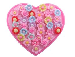 Pierścionki regulowane 36szt.