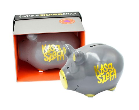 Skarbonka mała świnka "Kasa szefa" SKM-009