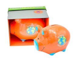 Skarbonka mała świnka Na podróż dookoła świata SKM-014