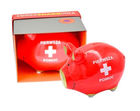 Skarbonka mała świnka Pierwsza pomoc SKM-017