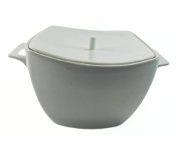 Waza ceramiczna biała porcelana 26 x 19,5 x 13,5 cm 2L