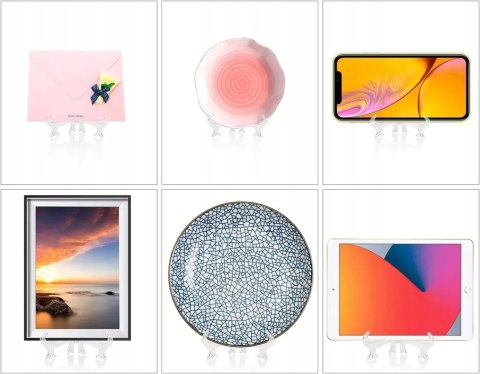 Ekspozytor na talerze podstawka ramki książki stojak 11 cm kpl. 3 szt. PID0133